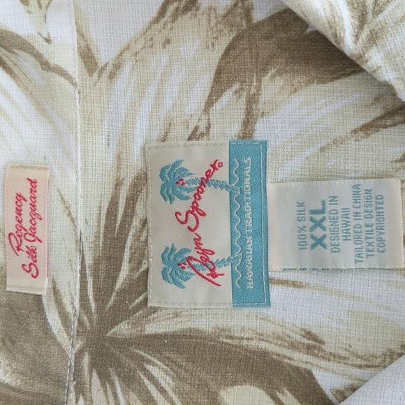 Reyn Spooner regency silk jacquard hawaiian shirt - Picture 9 of 11